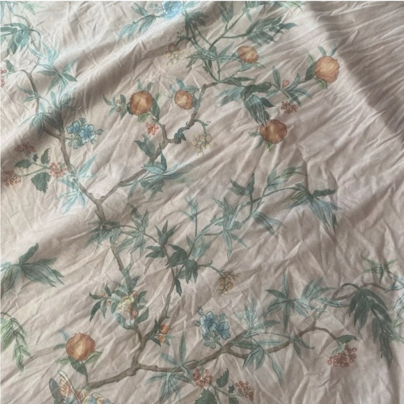 Pottery Barn Floral and Striped Patterned Fabric - Picture 9 of 9